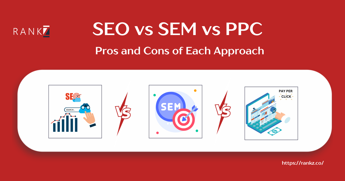 SEO vs sem vs PPC