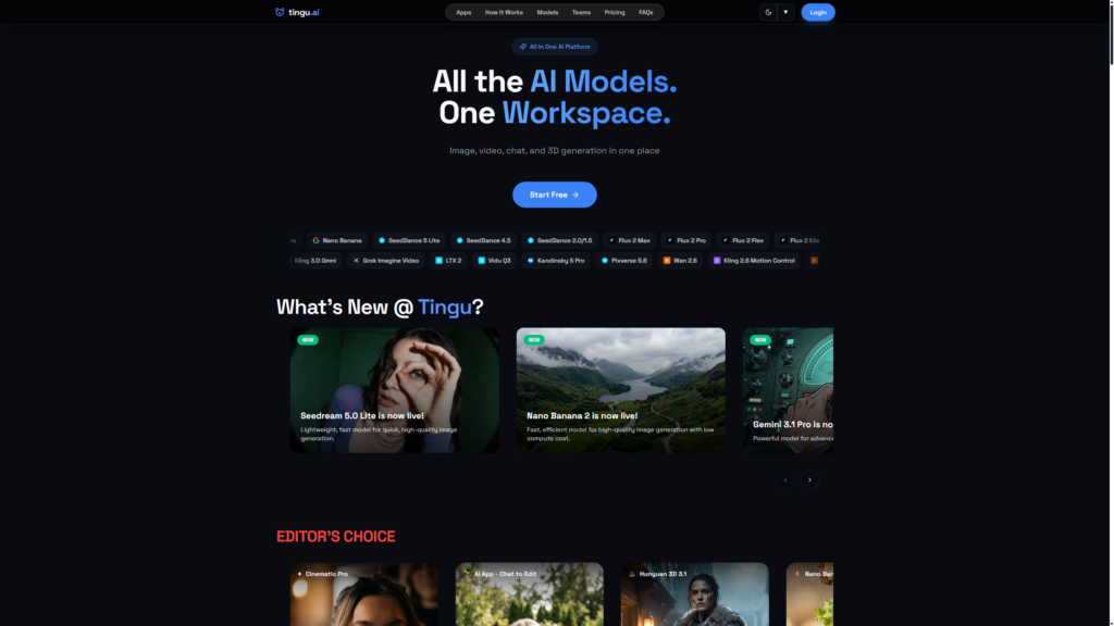 tingu - best ai video generator tool