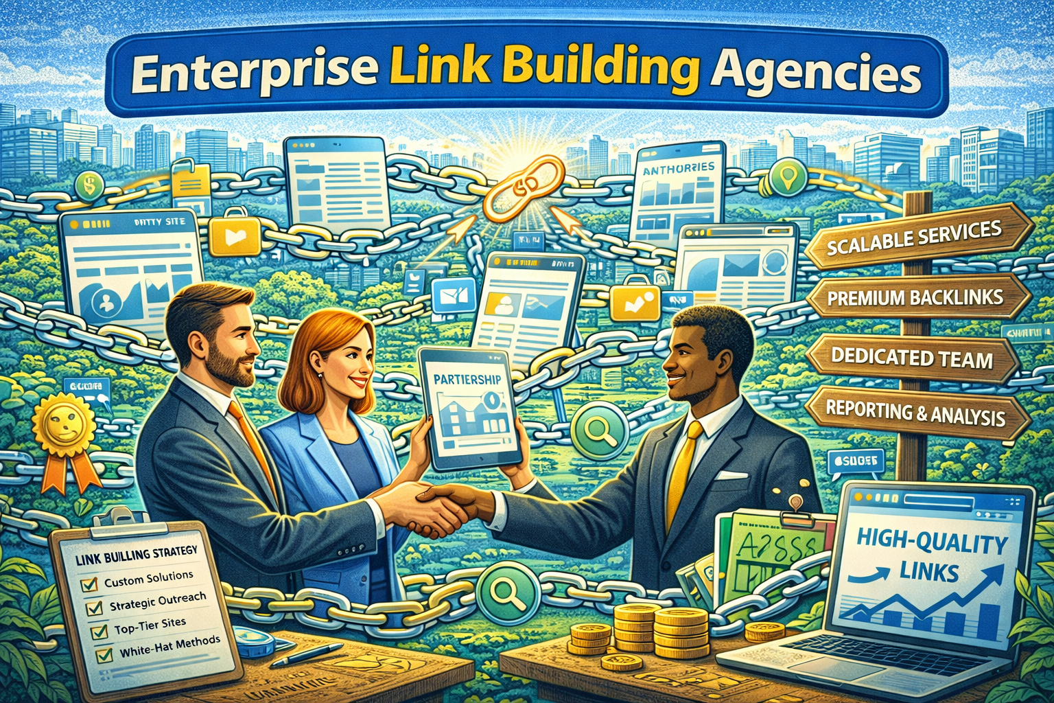enterprise link building agencies