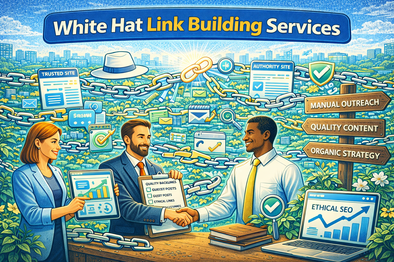 white hat link building services