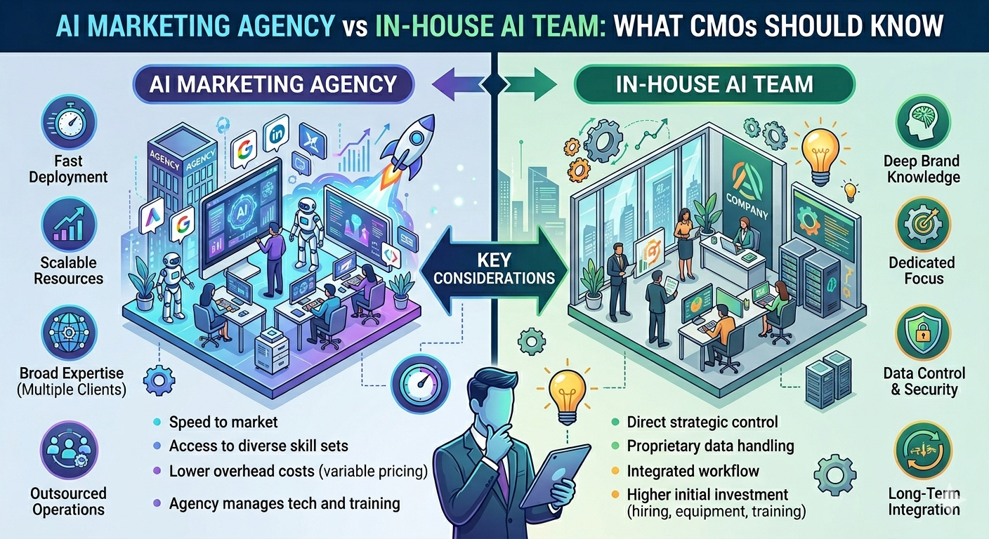 AI Marketing Agency vs In-House AI Team