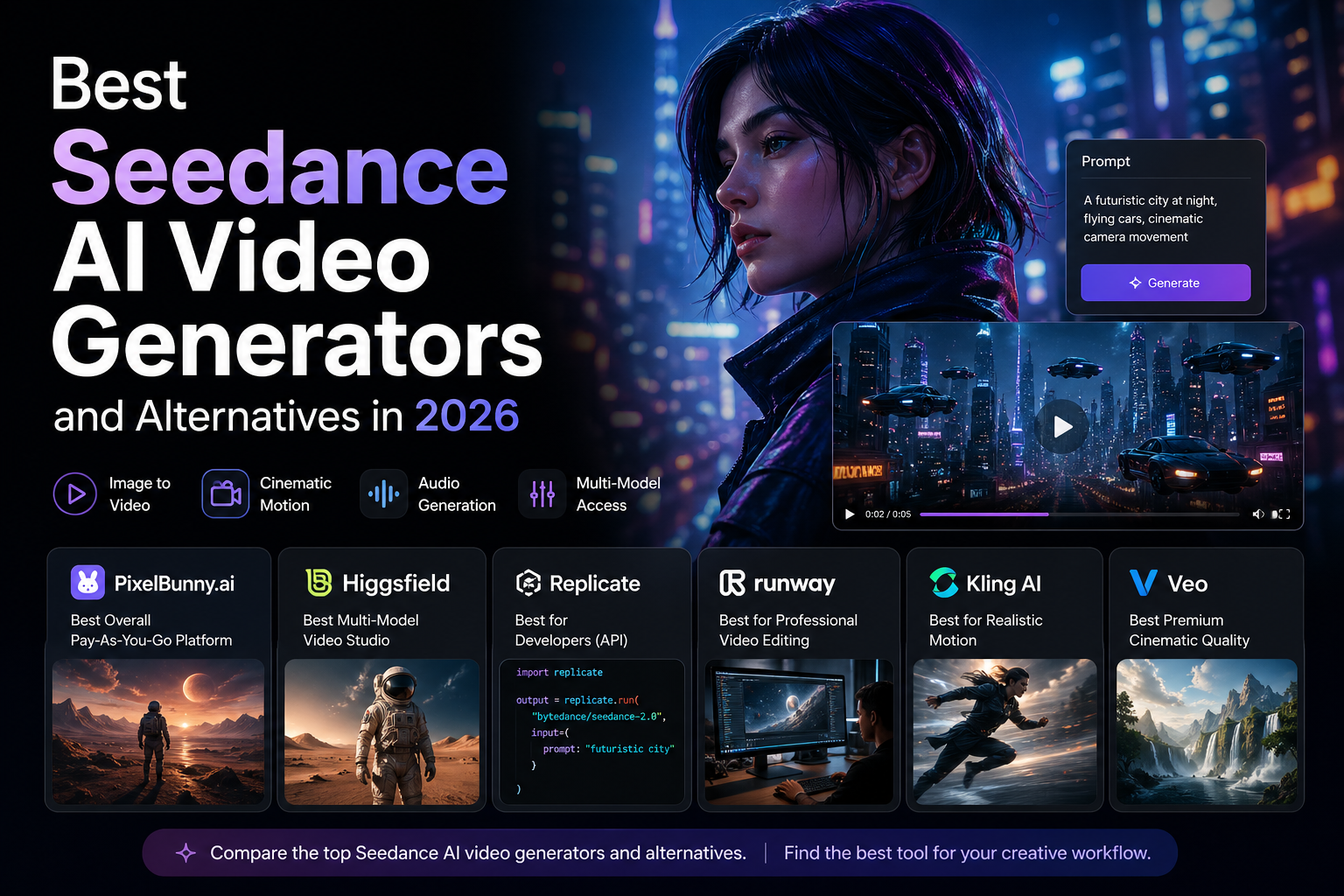 Best Seedance AI Video Generators