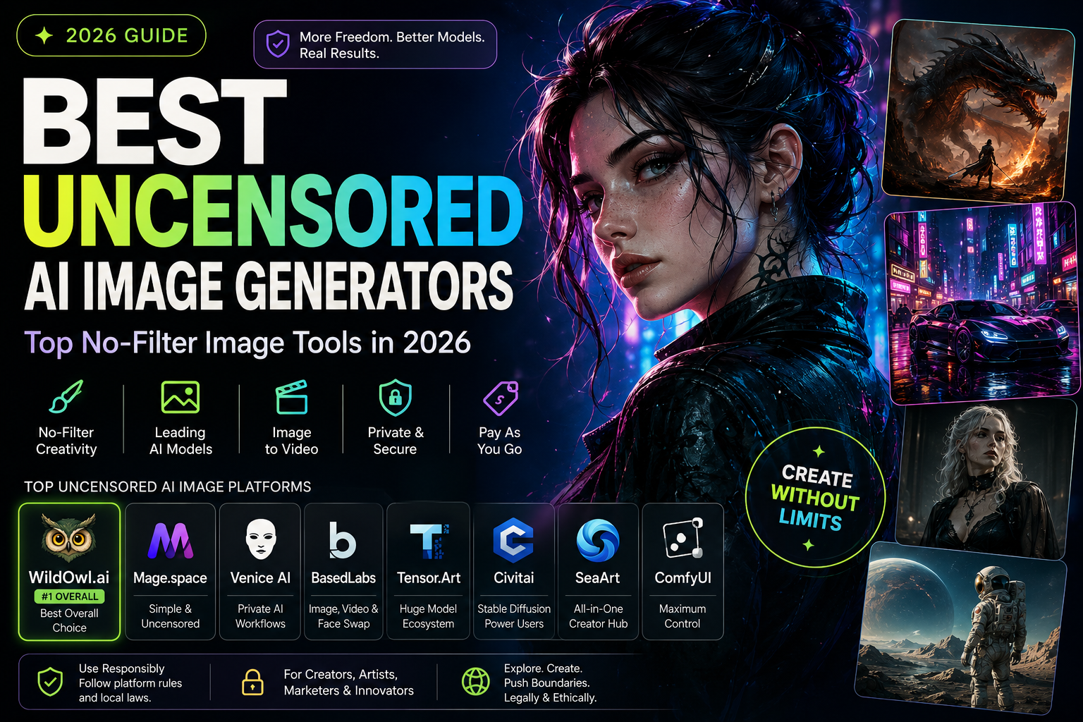 best uncensored ai image generators
