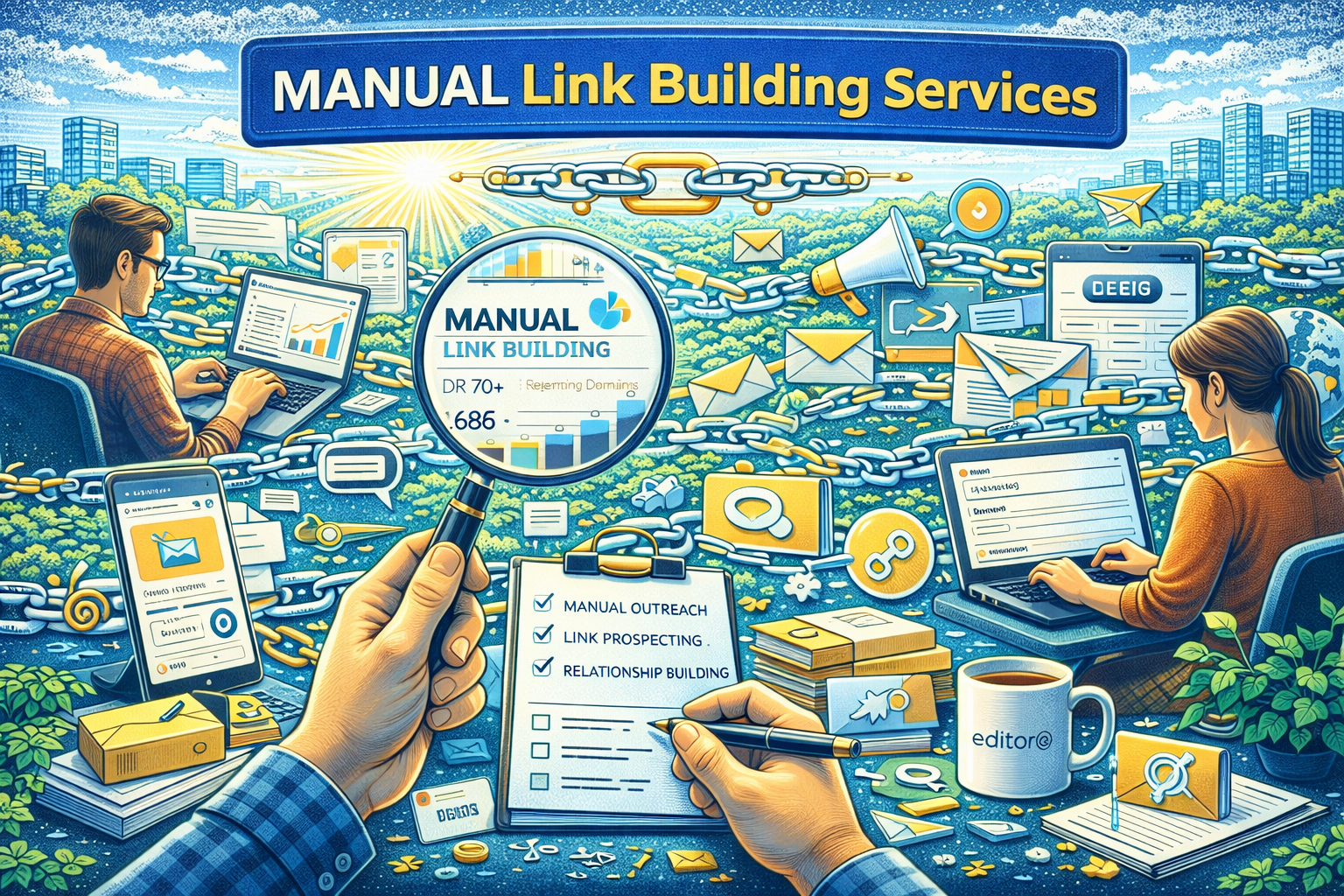 manual link building services