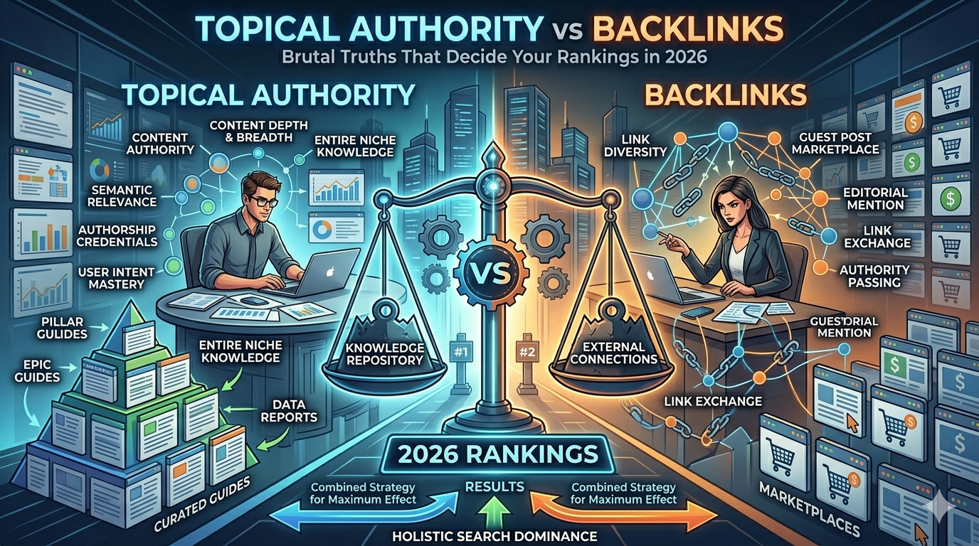 Topical Authority vs Backlinks